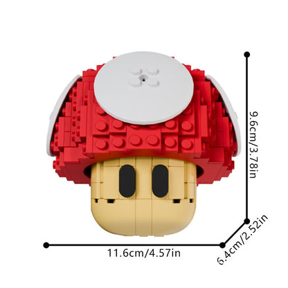 Red Mushroom Character MOC Building Kit - 3