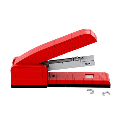 red swingline stapler building set | office space | lego compatible - 4