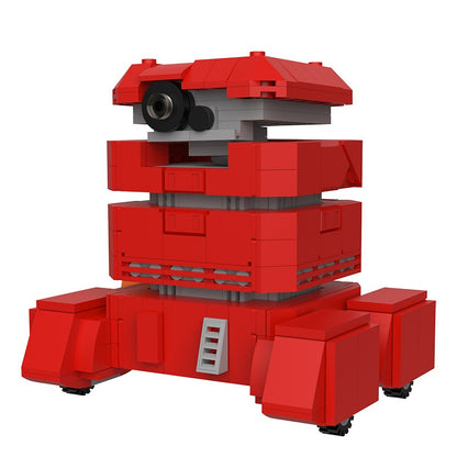 Red Utility Robot MOC Building Kit | Sci-Fi Service Robot - 1