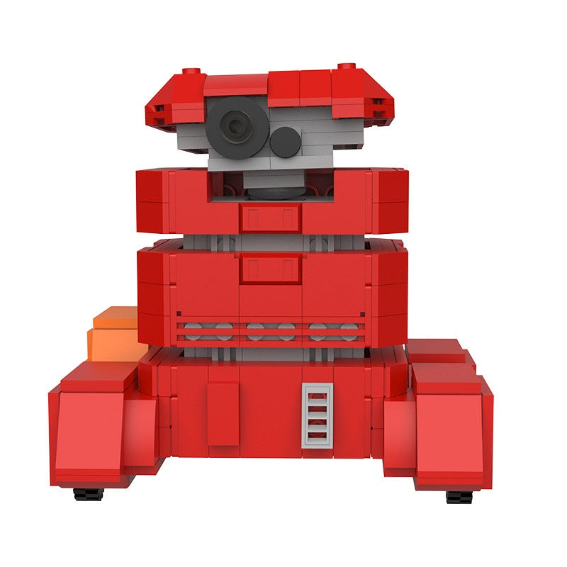 Red Utility Robot MOC Building Kit | Sci-Fi Service Robot - 5