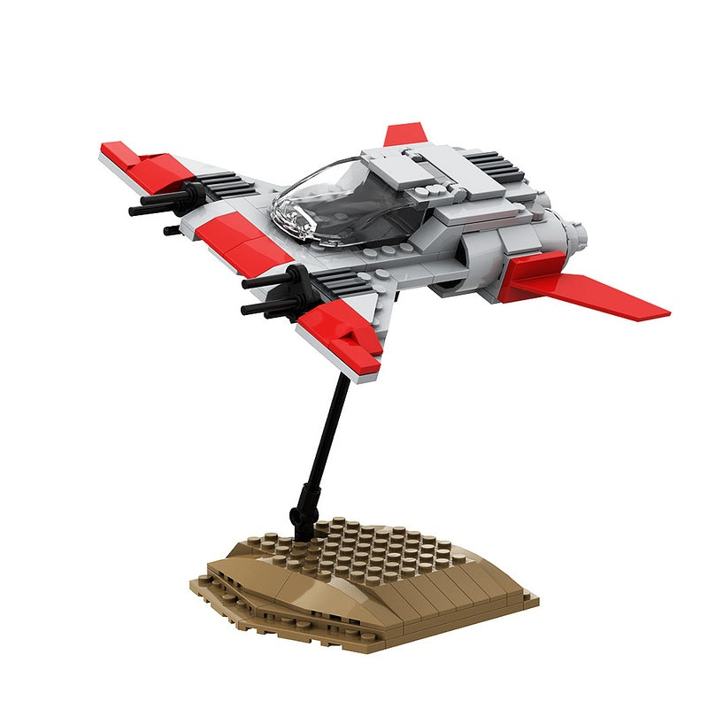 Red-Wing Pirate Starfighter MOC Building Kit - 1