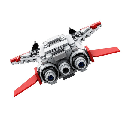 Red-Wing Pirate Starfighter MOC Building Kit - 4