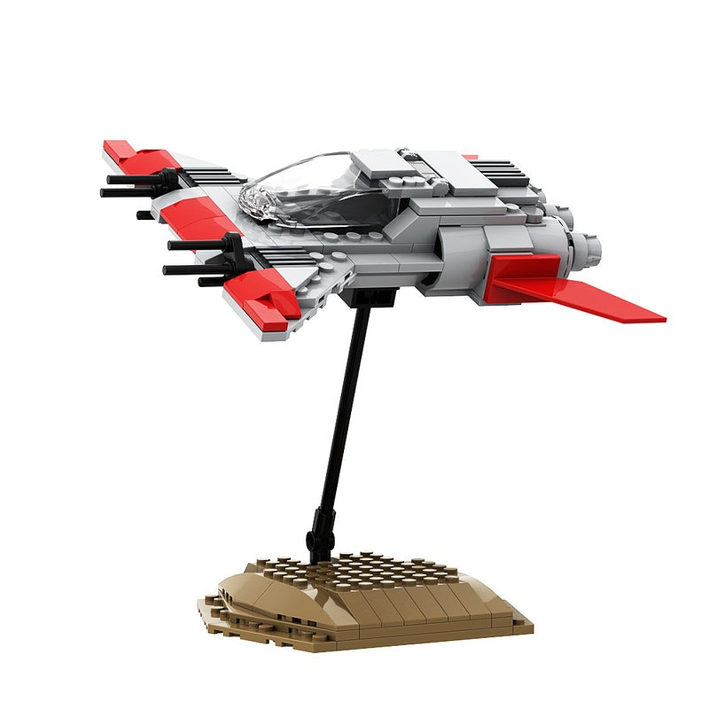 Red-Wing Pirate Starfighter MOC Building Kit - 5