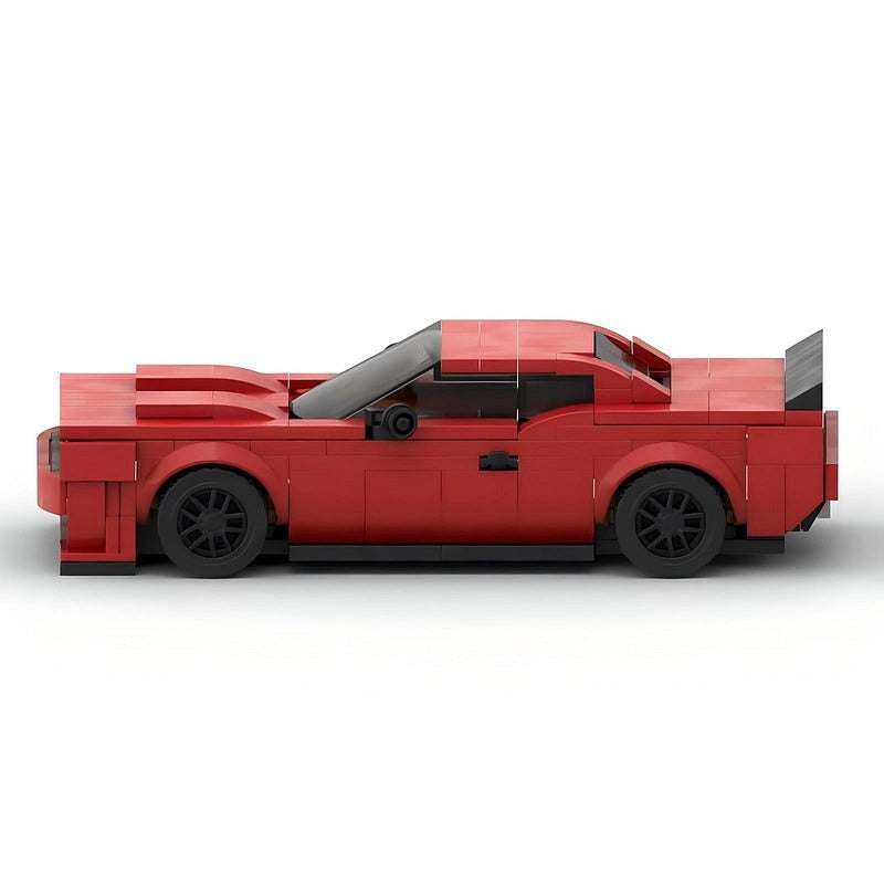 Redeye Widebody SRT Muscle Car MOC Building Kit | Vehicle Model - 4