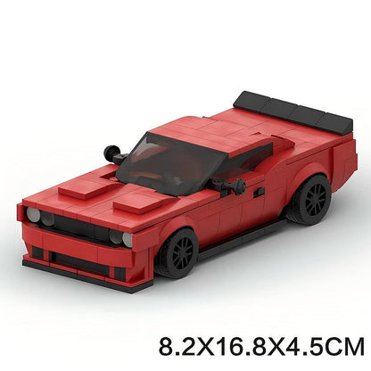 Redeye Widebody SRT Muscle Car MOC Building Kit | Vehicle Model - 6