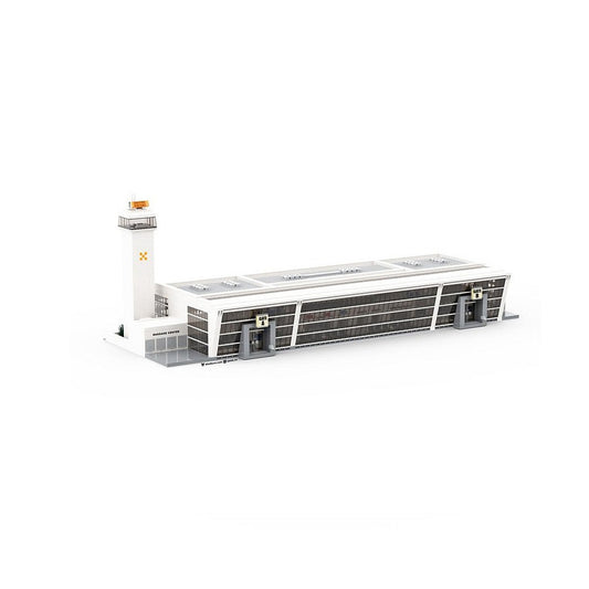 Regional Airport Terminal MOC Building Kit | Modern Architecture Model - 1