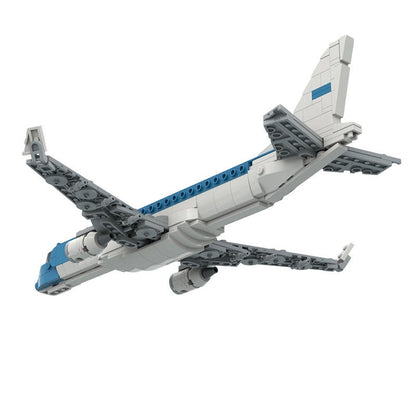 Regional Jet E175 MOC Building Kit | 1:100 Scale Commercial Aircraft Model - 1
