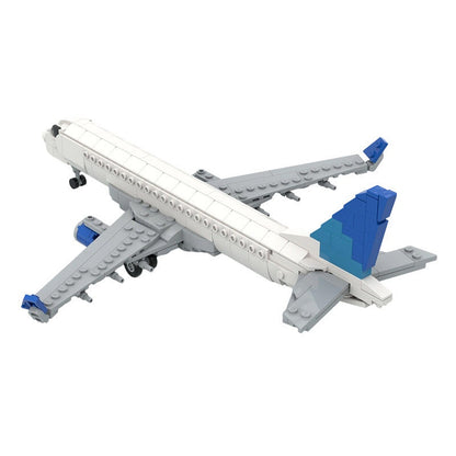 Regional Jet E175 MOC Building Kit | 1:100 Scale Commercial Aircraft Model - 1