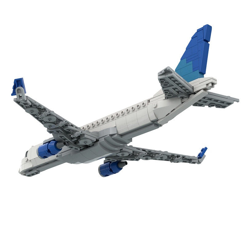 Regional Jet E175 MOC Building Kit | 1:100 Scale Commercial Aircraft Model - 3