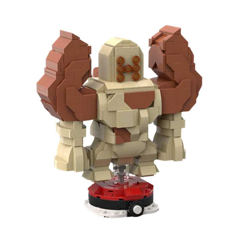 regirock brickheadz building set | pokèmon | moc-113568 - 1