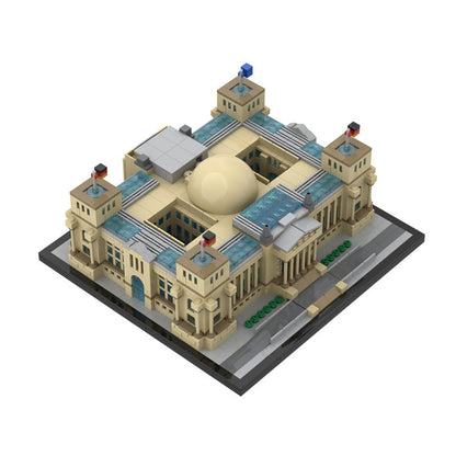 Reichstag Berlin Building Kit | LEGO-Compatible MOC - 3
