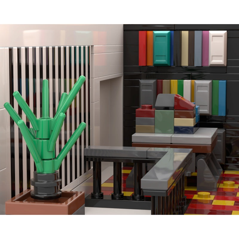 Remodeled Architectural Office Modular MOC Building Kit - 4