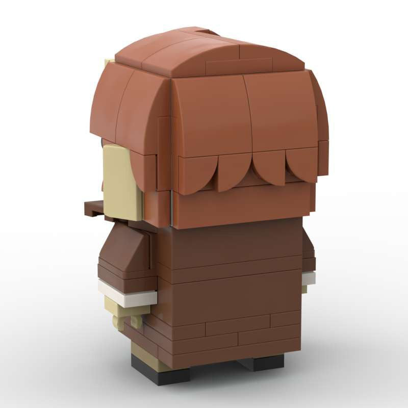 remus lupin moc brickheadz building set | harry potter | compatible with lego - 3
