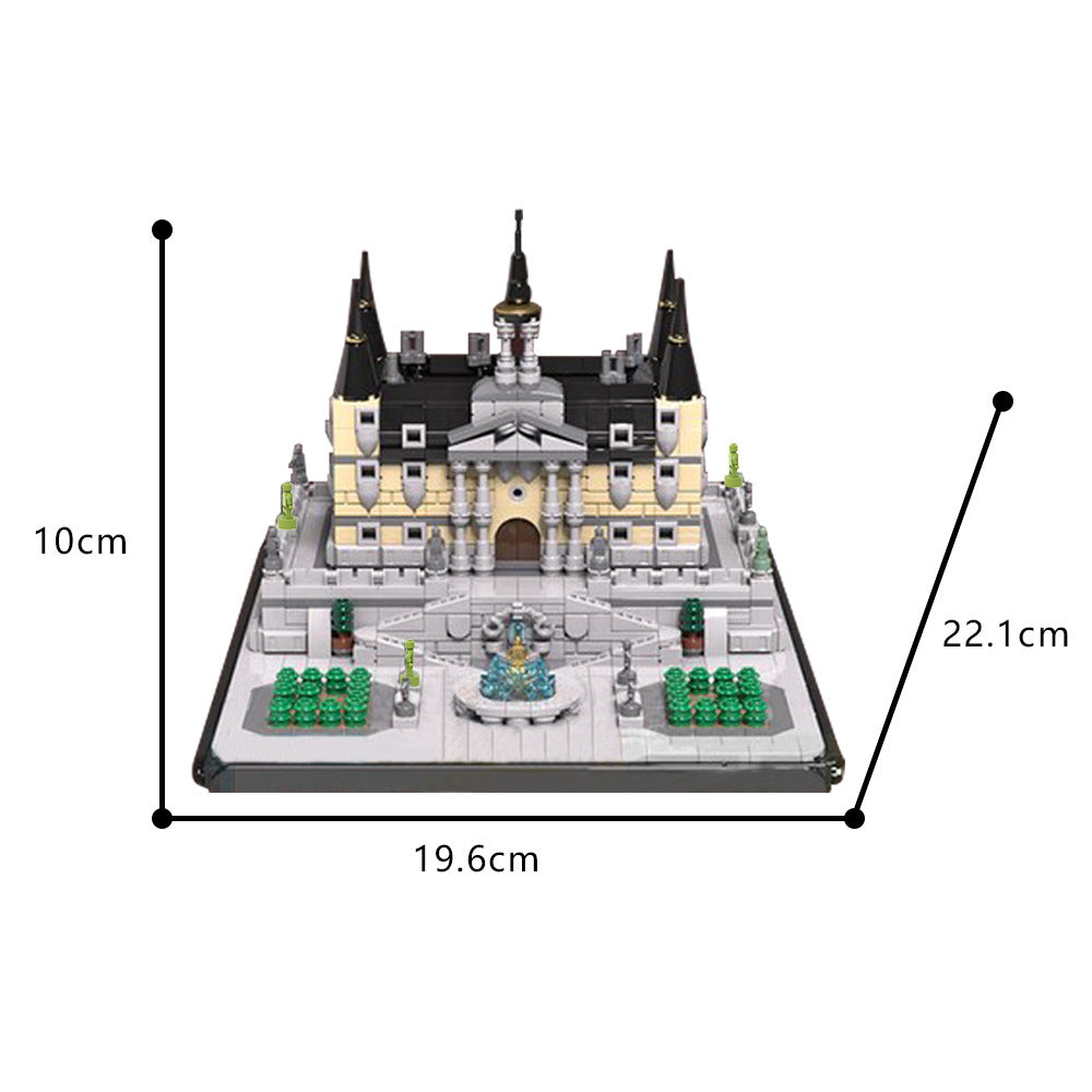 renaissance palace building set | moc-191315 - 4