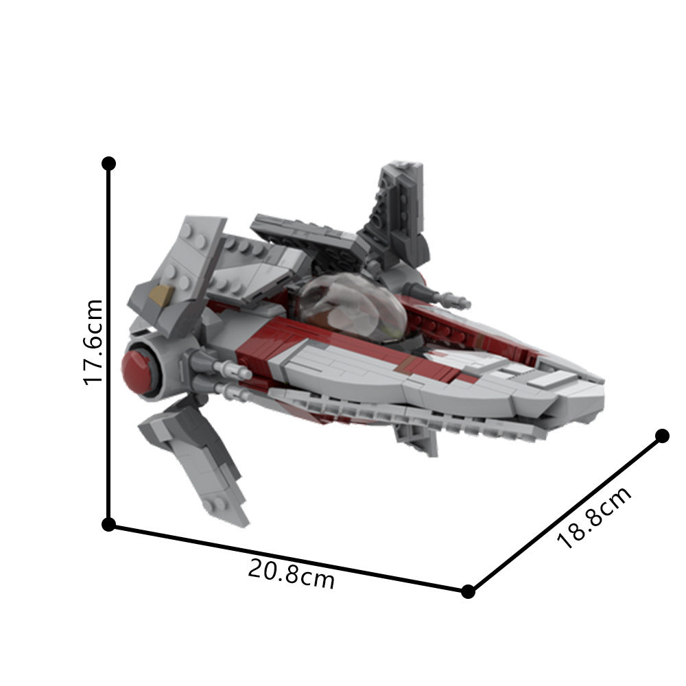 republic / imperial v-wing building kit | star wars | moc-231700 - 4