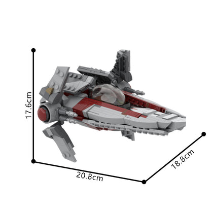 republic / imperial v-wing building kit | star wars | moc-231700 - 4