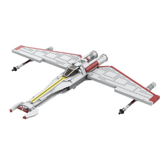 republic striker-class starfighter | star wars | moc-47427 - 2