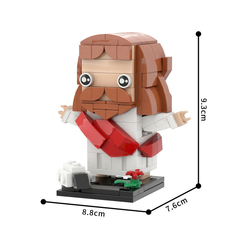 Resurrection Cube Character MOC Building Kit | Historical Figure Display Model - 5