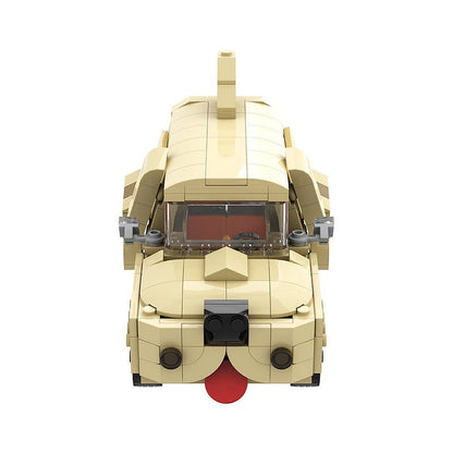 Retro 90s Mystery Van MOC Building Kit | Vintage Vehicle Model - 2