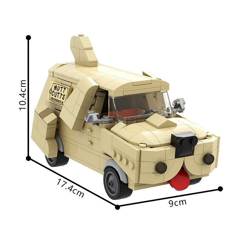 Retro 90s Mystery Van MOC Building Kit | Vintage Vehicle Model - 4