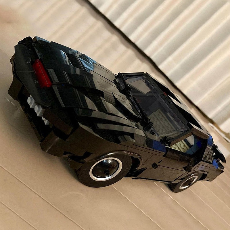 Retro AI Futuristic Pursuit Sports Car MOC Building Kit - 4