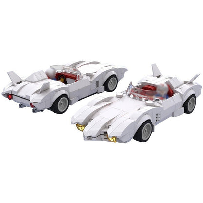 Retro Anime Speed Racer Car MOC Building Kit - 1