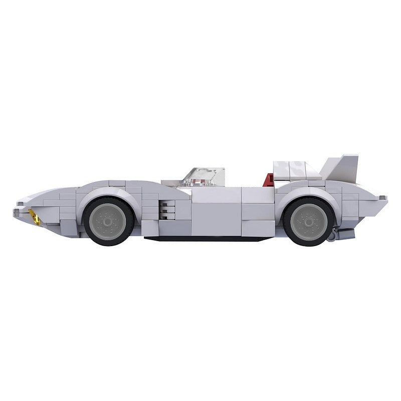 Retro Anime Speed Racer Car MOC Building Kit - 2