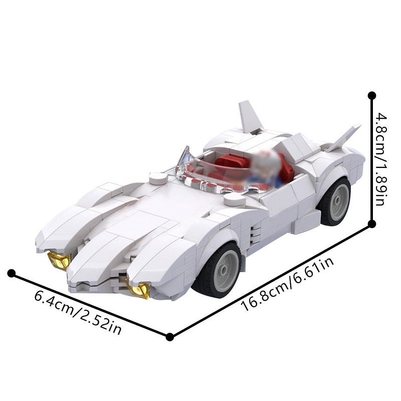 Retro Anime Speed Racer Car MOC Building Kit - 3