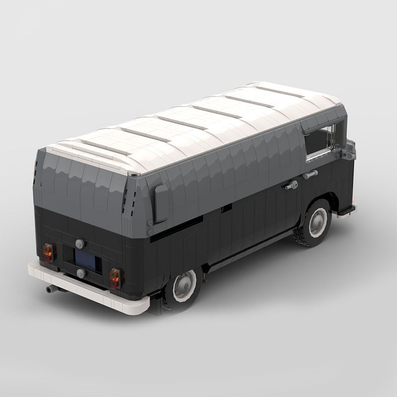 Retro Barista Coffee Van Building Kit | LEGO-Compatible MOC - 2