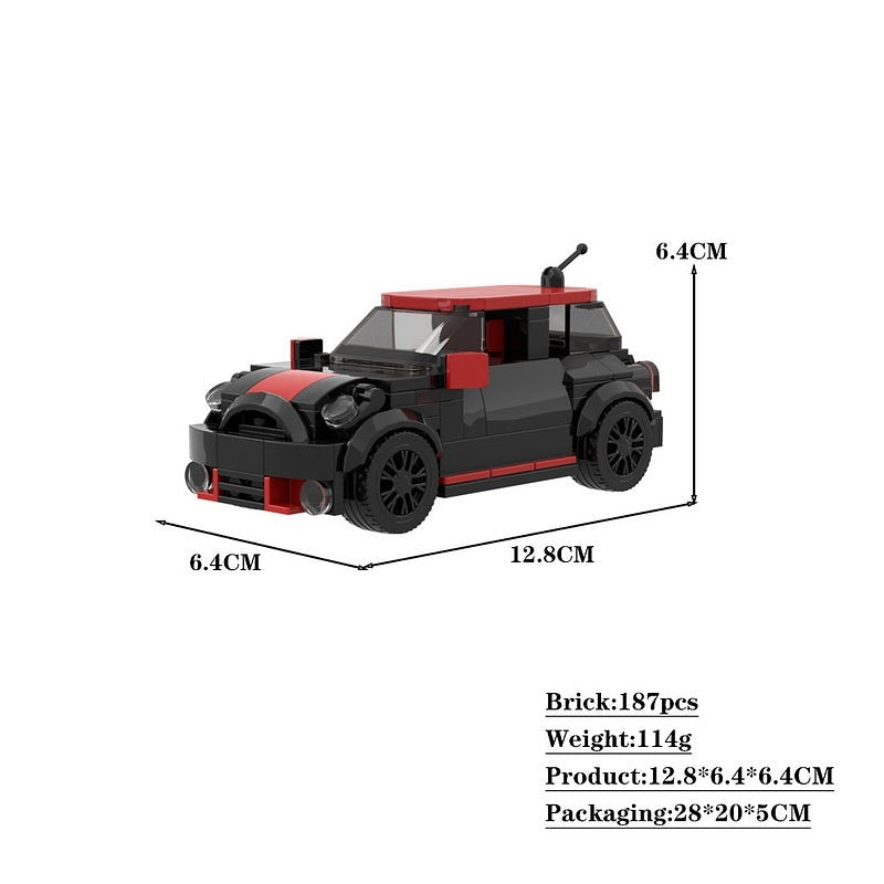 Retro British Performance Hatchback MOC Building Kit | Compact Sports Car - 2