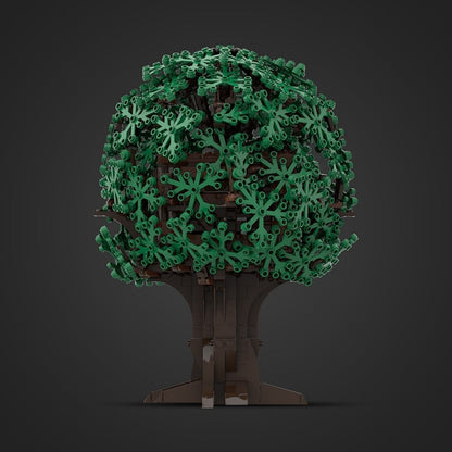 Retro Cartoon Backyard Treehouse MOC Building Kit | Cartoon Style Architecture - 6