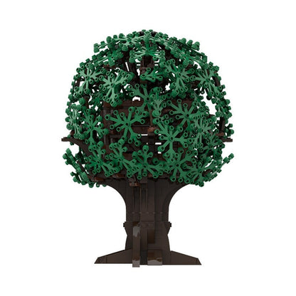 Retro Cartoon Backyard Treehouse MOC Building Kit | Cartoon Style Architecture - 7