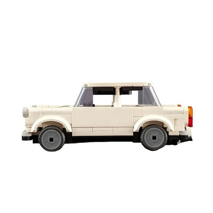 Retro Compact Car MOC Building Kit | 7-Wide Classic Vehicle Model - 5