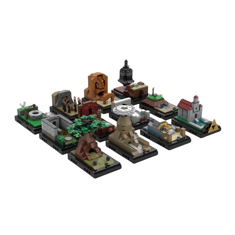 Retro Dungeon Adventure MOC Building Kit – Fantasy Diorama Scene Model - 3