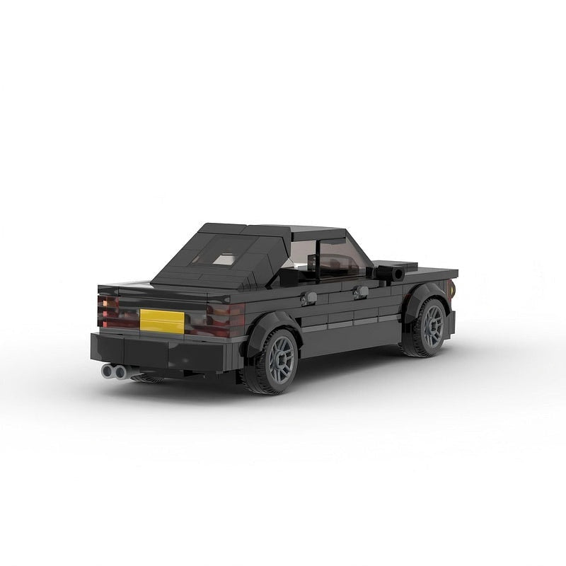 Retro E34 Style Sport Sedan MOC Building Kit | 6-Wide Vehicle Model - 4