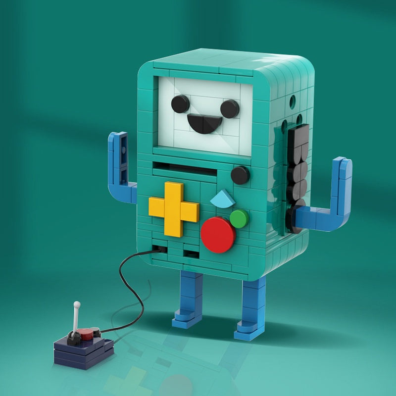 Retro Game Console Robot Character MOC Building Kit - 2