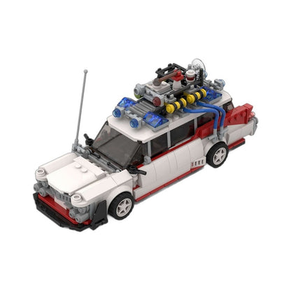 Retro Ghost Hunter Racecar Widebody Building Kit | LEGO-Compatible MOC - 5
