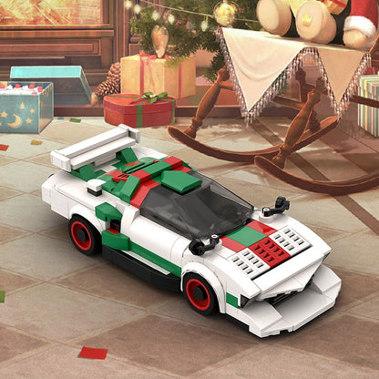 Retro Group 5 Italian Turbo Racing Car Building Kit | LEGO-Compatible MOC - 1