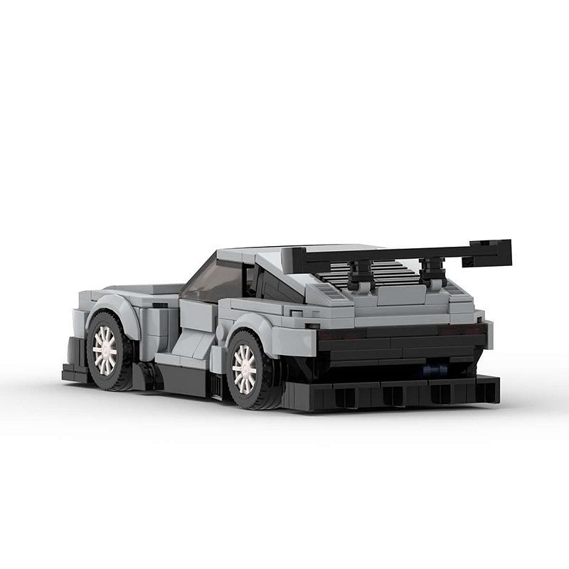Retro Hydrogen Cyberpunk Car MOC Building Kit | Futuristic Vehicle Model - 2