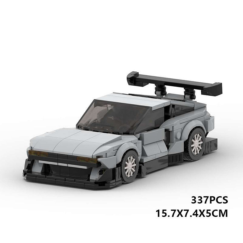 Retro Hydrogen Cyberpunk Car MOC Building Kit | Futuristic Vehicle Model - 3