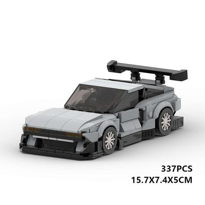 Retro Hydrogen Cyberpunk Car MOC Building Kit | Futuristic Vehicle Model - 3
