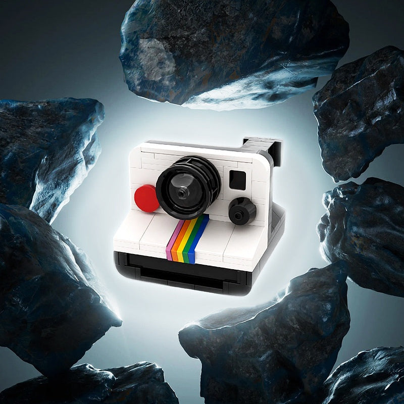 Retro Instant Camera SX-70 MOC Building Kit | Vintage Display Model - 2
