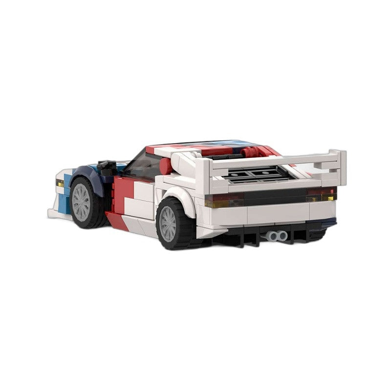 Retro M1 Pro Racing Car Building Kit | LEGO-Compatible MOC - 4