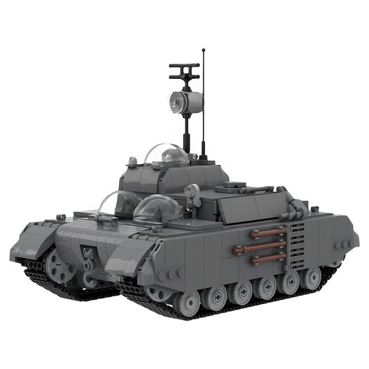 Retro Moon Tank Lunar Rover MOC Building Kit - 1