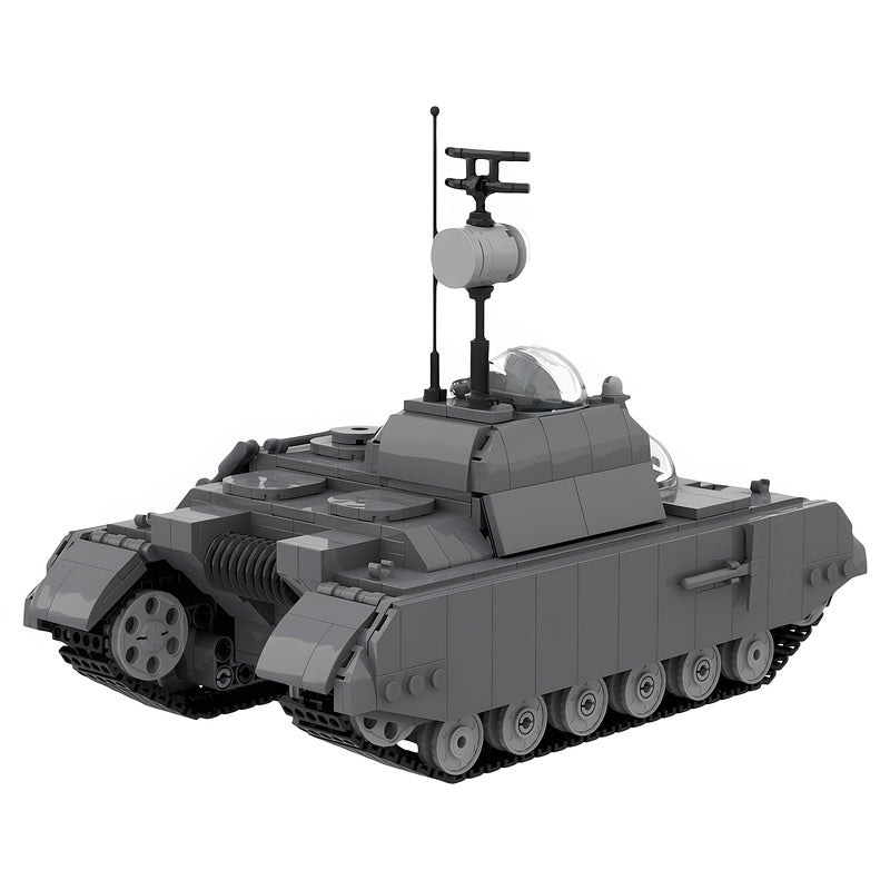 Retro Moon Tank Lunar Rover MOC Building Kit - 2