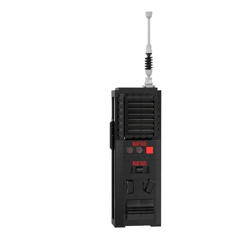 Retro Mystery Walkie-Talkie Prop Building kit | LEGO-Compatible Device  MOC - 1
