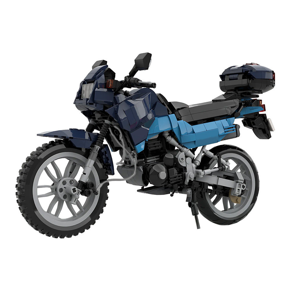 Retro NX 125 Transcity Motorcycle Building Kit | LEGO-Compatible MOC - 1