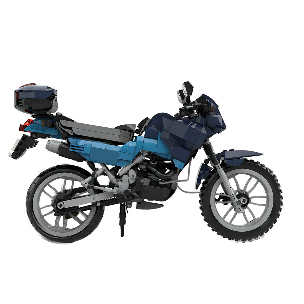 Retro NX 125 Transcity Motorcycle Building Kit | LEGO-Compatible MOC - 5