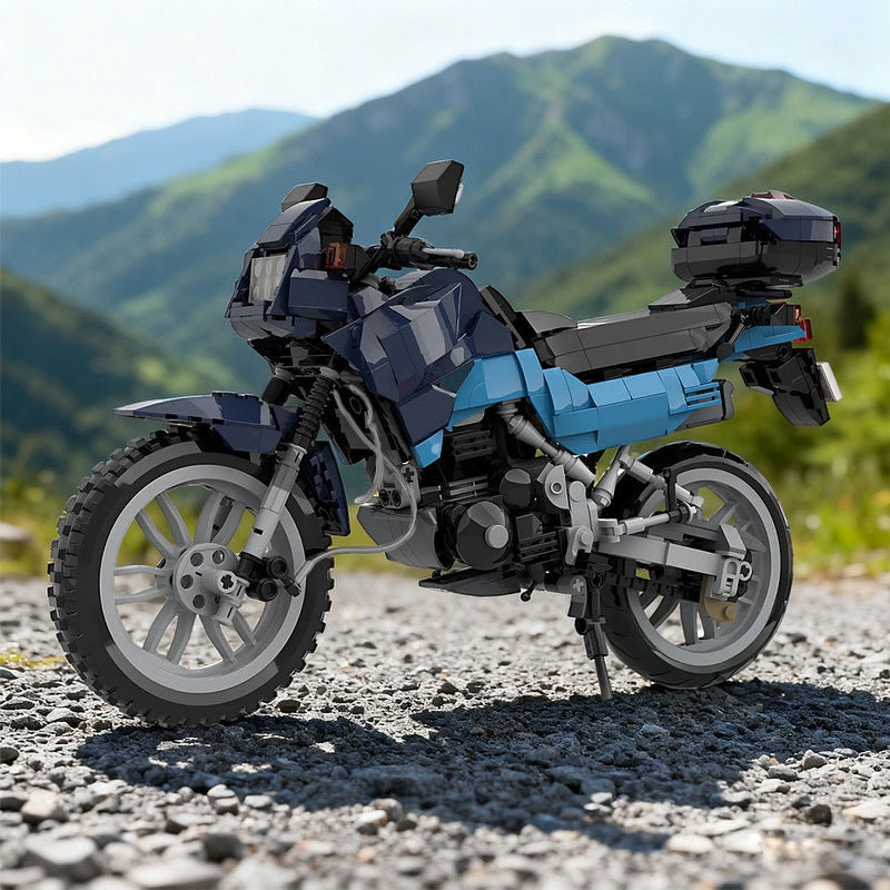 Retro NX 125 Transcity Motorcycle MOC Building Kit | Futuristic Bike - 6