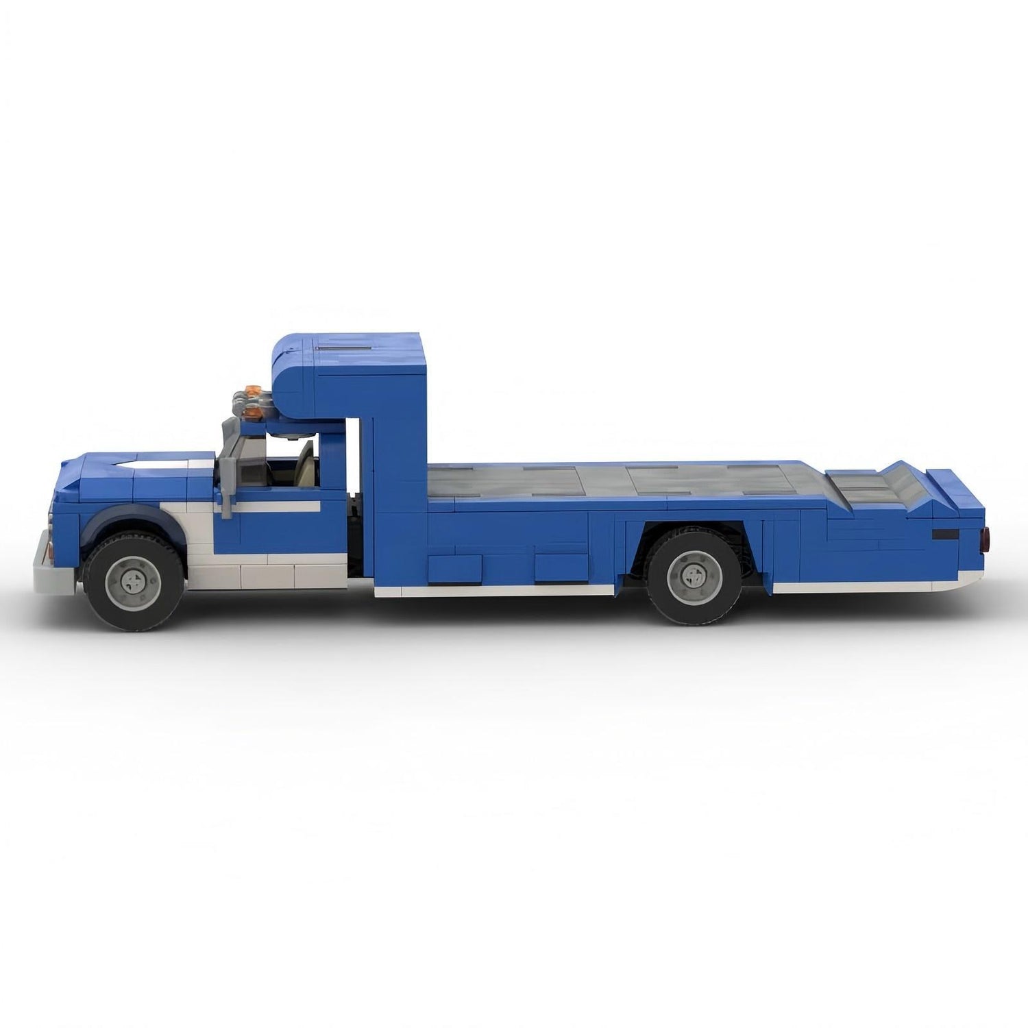 retro rig flatbed building set | moc-149198 - 1